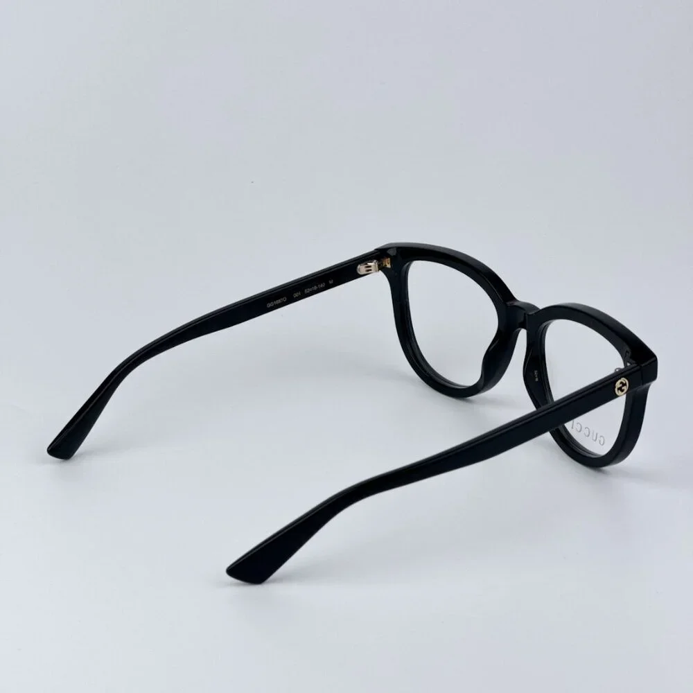 Gucci Women Black Oval BRAND NEW Eyeglasses GG1687O 001